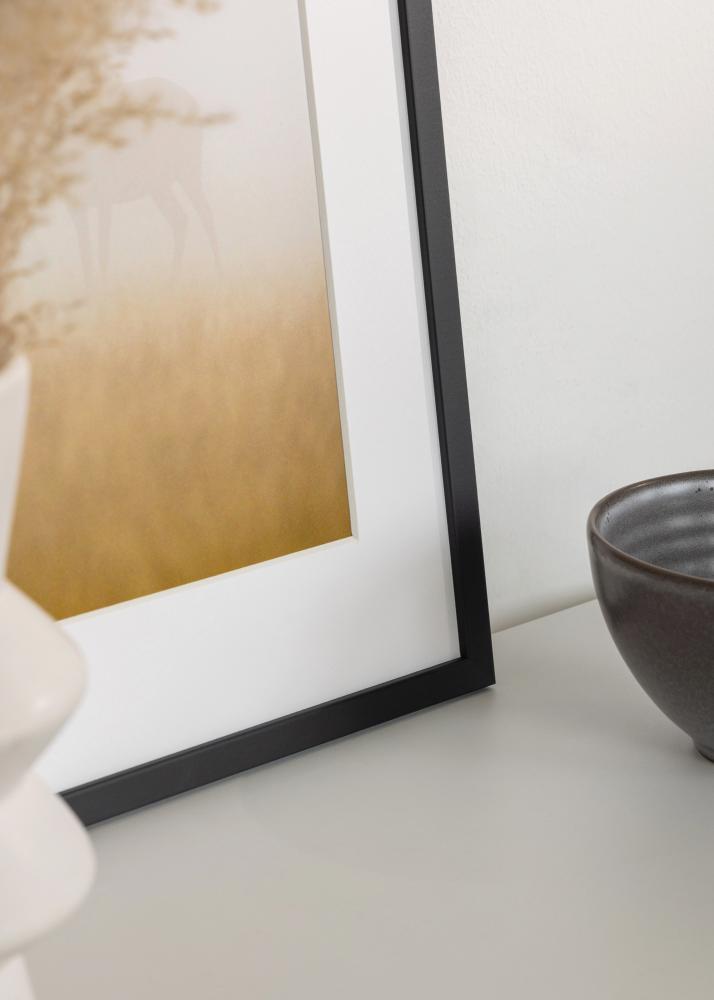 Galleri 1 Rahmen Edsbyn Acrylglas Schwarz 9x11 cm