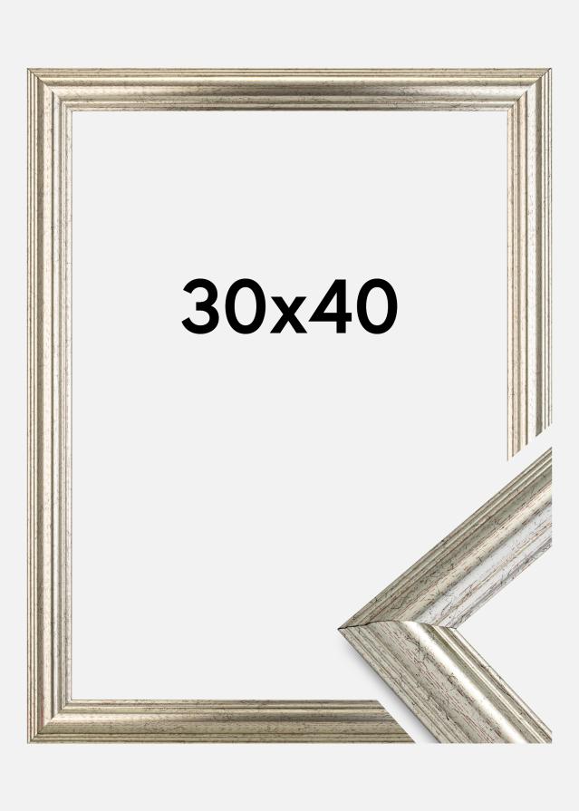 Galleri 1 Rahmen Västkusten Silber 30x40 cm