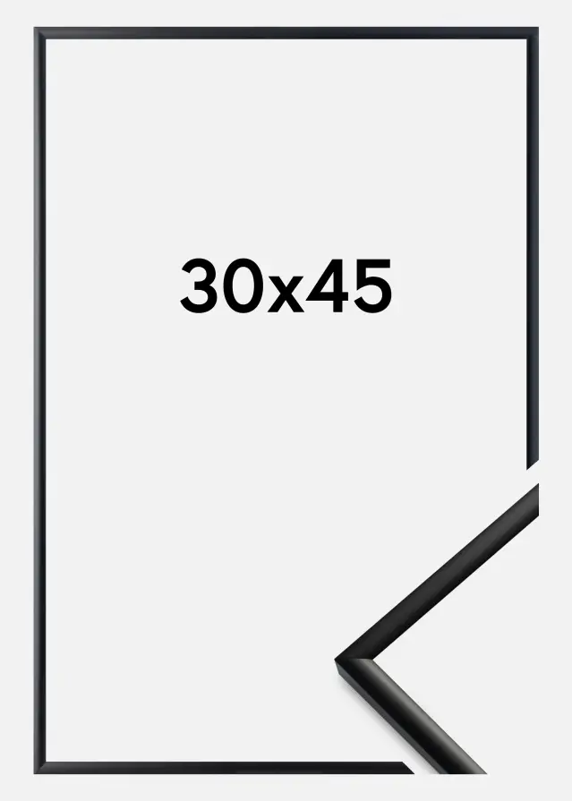 BGA Rahmen New Lifestyle Acrylglas Matt Schwarz 30x45 cm