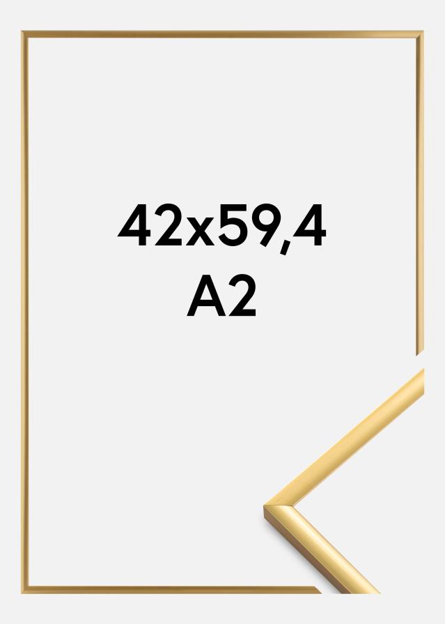 BGA Rahmen New Lifestyle Acrylglas Shiny Gold 42x59,4 cm (A2)