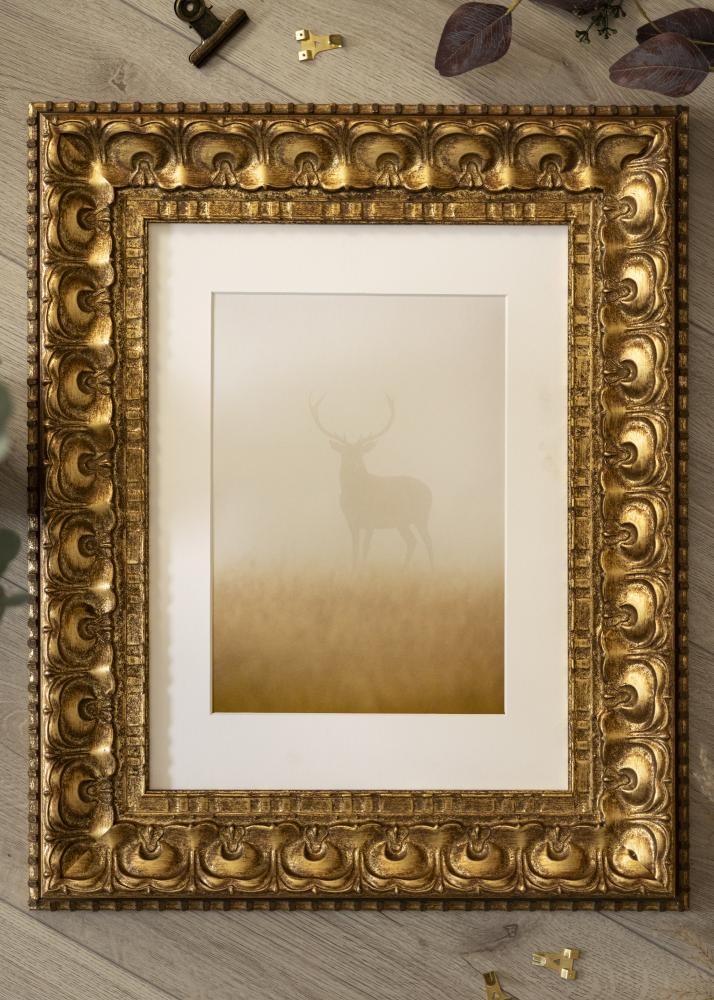 Ramverkstad Rahmen Skokloster Gold - Größe nach Wunsch