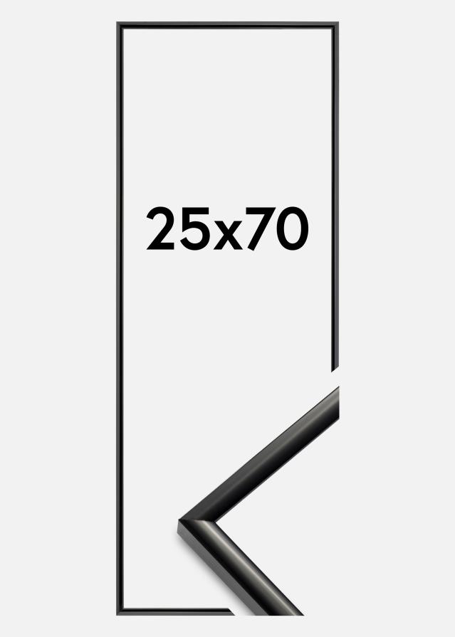BGA Rahmen New Lifestyle Acrylglas Schwarz 25x70 cm