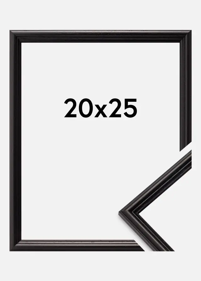 Galleri 1 Rahmen Horndal Acrylglas Schwarz 20x25 cm