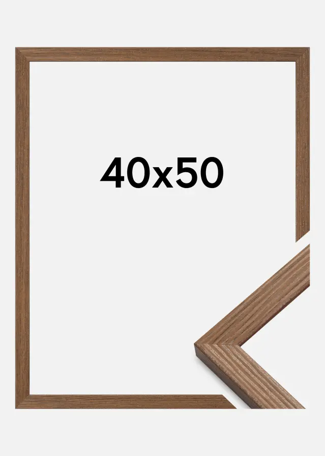 Walther Rahmen Fiorito Acrylglas dunkle Eiche 40x50 cm