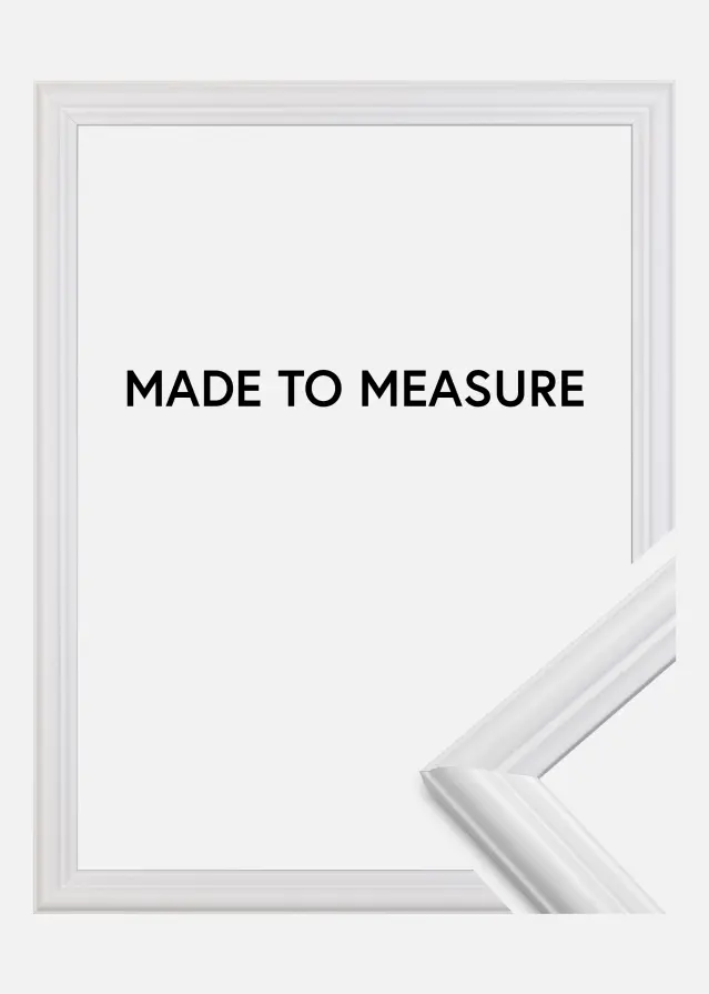 Ramverkstad Rahmen Siljan Weiß - Größe nach Wunsch