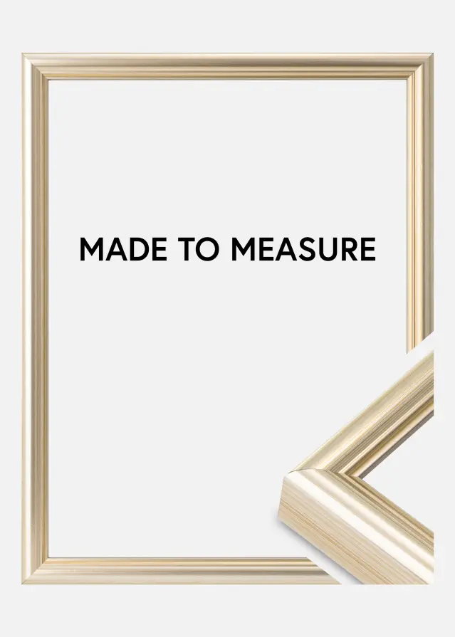 Ramverkstad Rahmen Högbo Silber - Größe nach Wunsch