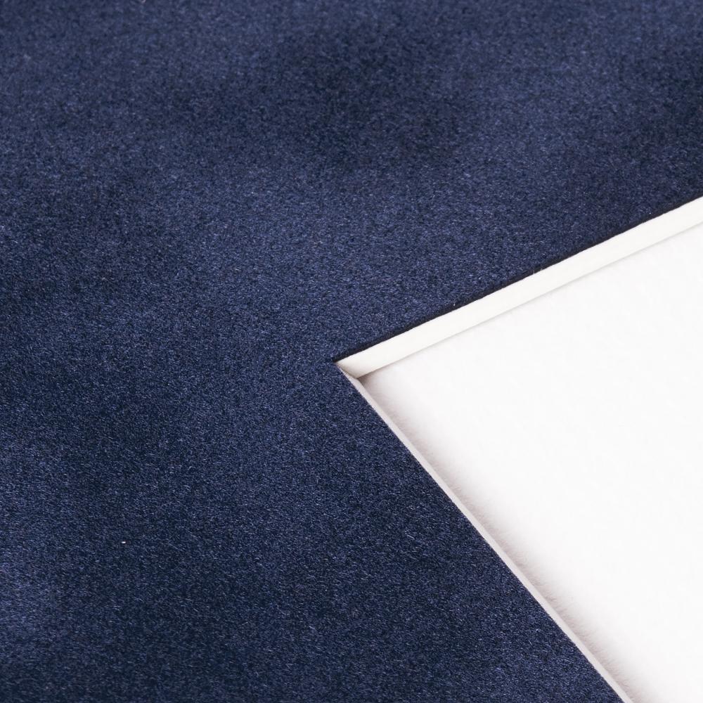 Egen tillverkning - Passepartouter Passepartout Suede Brook - Maßanfertigung (Weißer Kern)