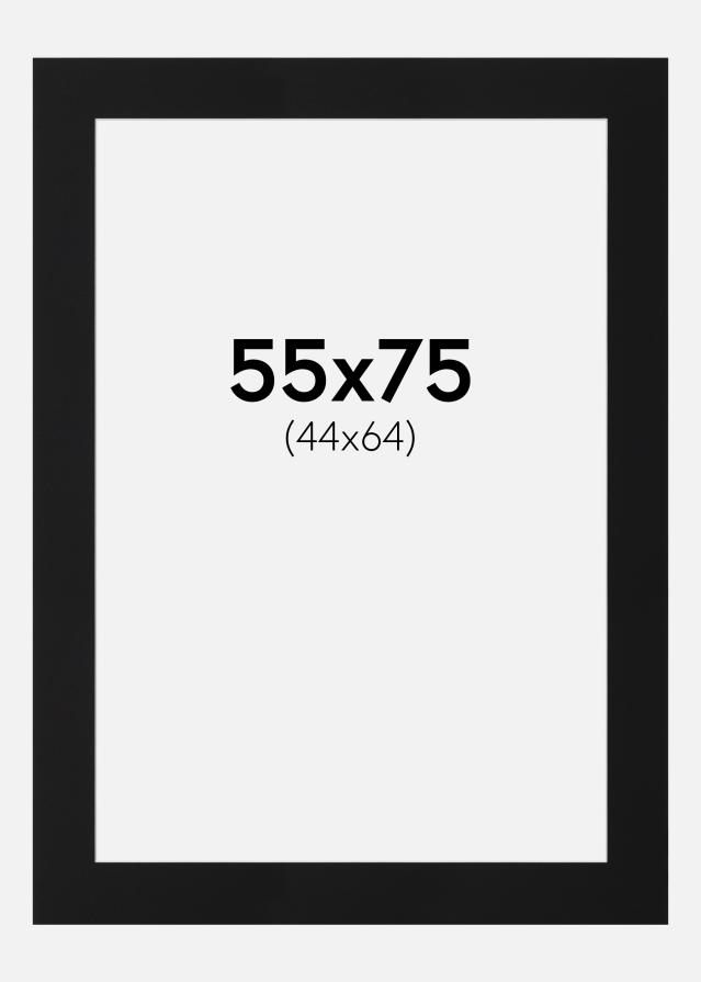 Artlink Passepartout Schwarz Standard (weißer Kern) 55x75 cm (44x64)