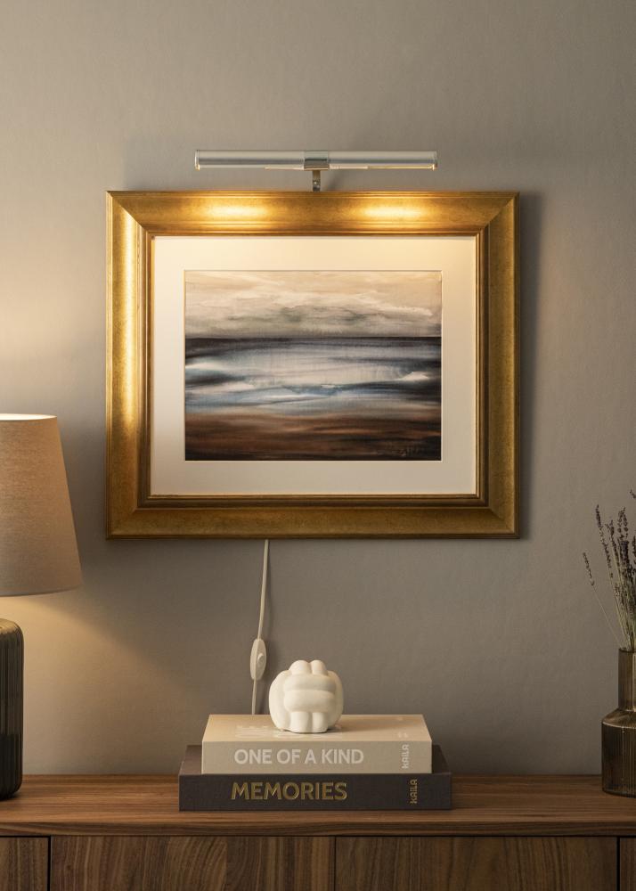 Eklunds metall Eklunds Art 2 Bildbeleuchtung - Gebürstetes Aluminium