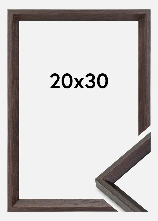 Galleri 1 Rahmen Globe Acrylglas Espresso 20x30 cm