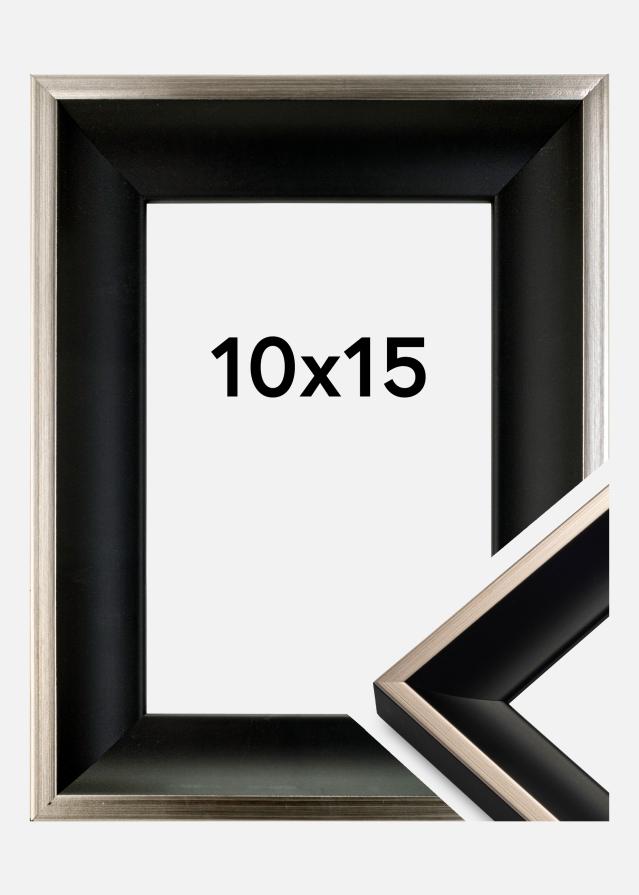Galleri 1 Rahmen Öjaren Schwarz-Silber 10x15 cm