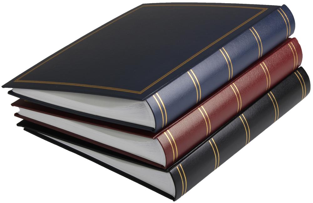 Estancia Diamant Fotoalbum Schwarz 27,5x32 cm (100 weiße Seiten / 50 Blatt)