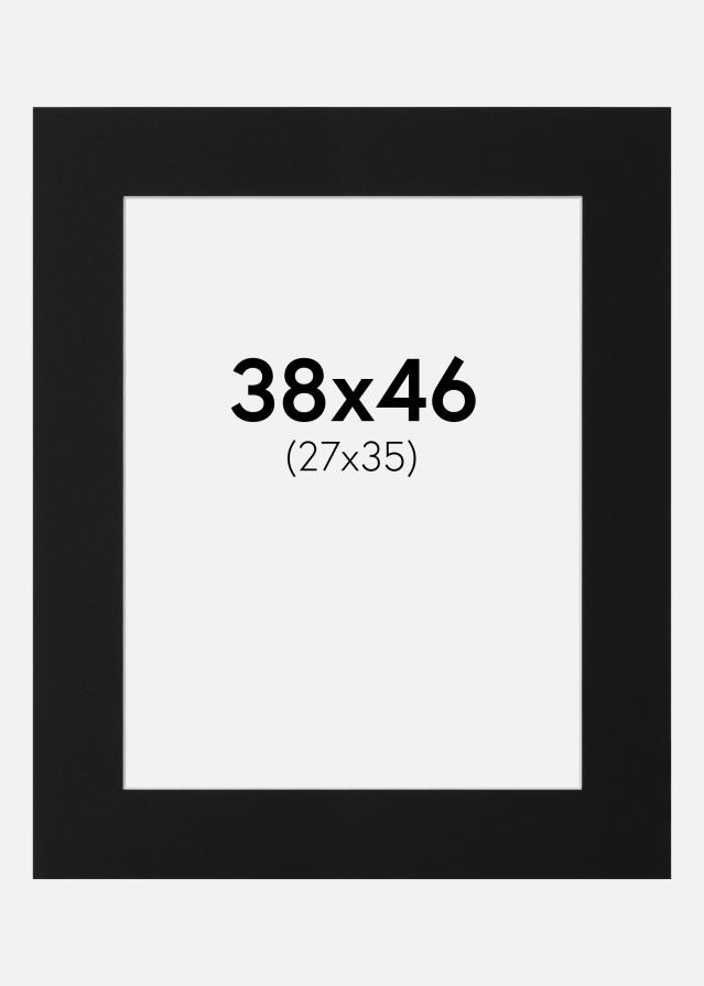 Artlink Passepartout Schwarz Standard (weißer Kern) 38x46 cm (27x35)