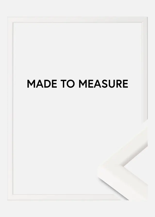 Ramverkstad Rahmen London Weiß - Größe nach Wunsch