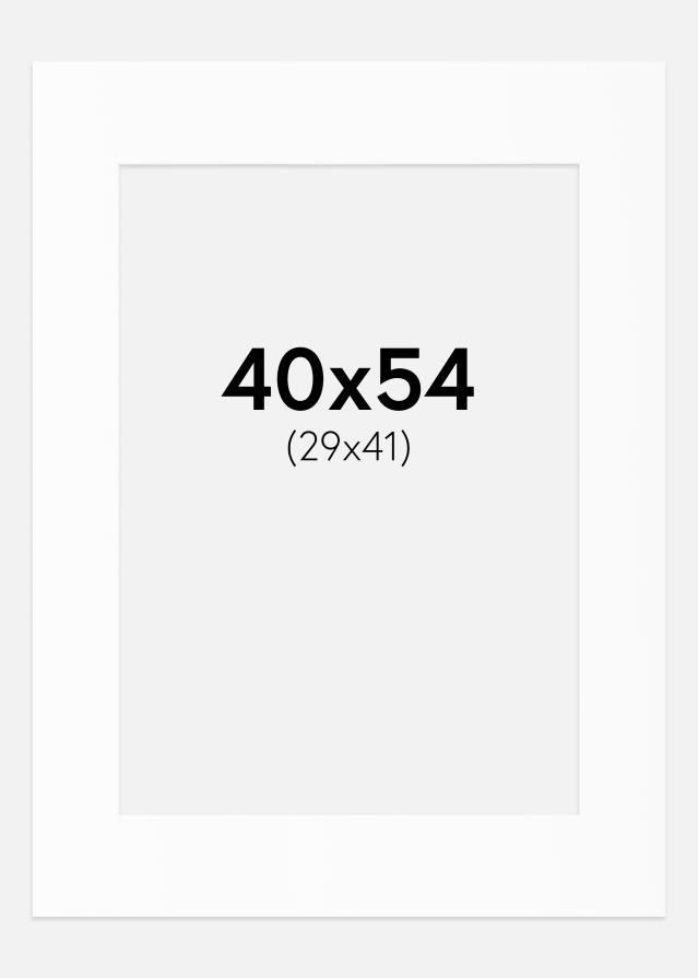 Artlink Passepartout Weiß Standard (weißer Kern) 40x54 cm (29x41)