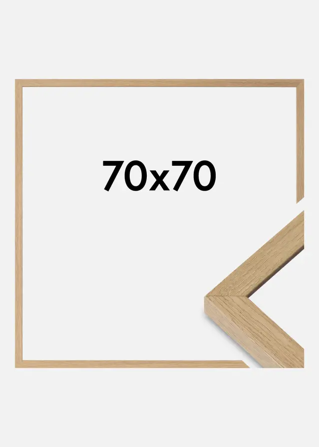 Mavanti Rahmen Hermes Acrylglas Natural Oak 70x70 cm