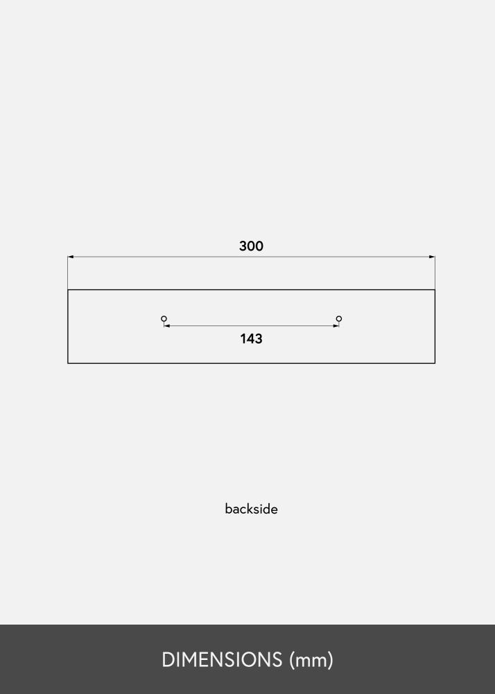 KAILA KAILA Bilderleiste Schwarz 30 cm