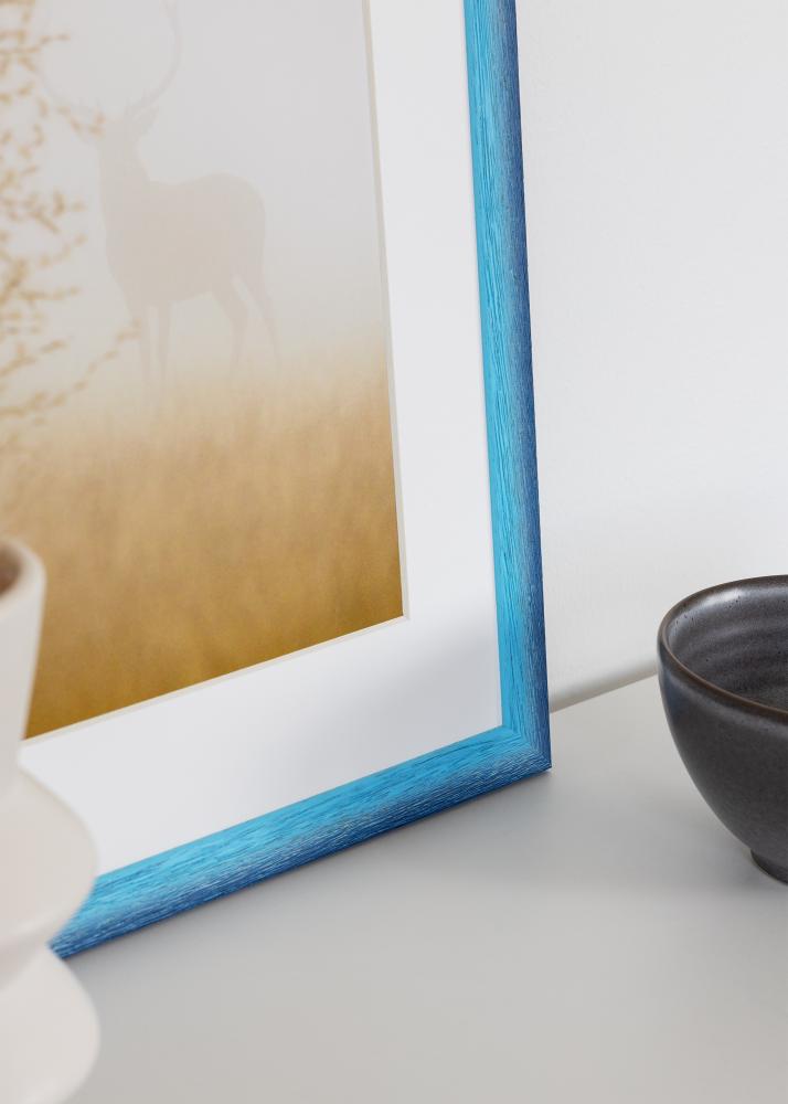 Jämtlands Ramfabrik Rahmen Cornwall Acrylglas Dunkelblau 60x80 cm