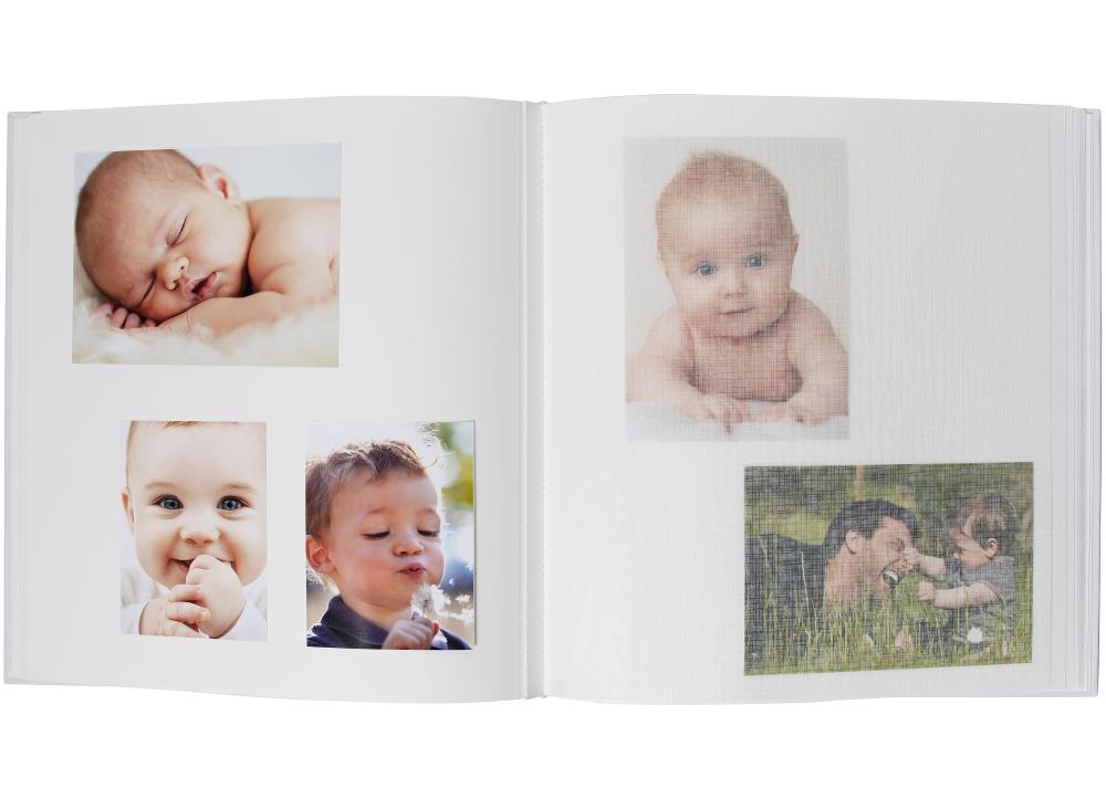 Walther Kinderalbum Pirat Kindergarten - 28x30,5 cm (50 weiße Seiten / 25 Blatt)