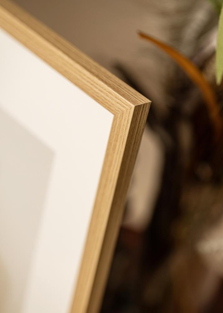 BGA Rahmen Modern Acrylglas Eiche 30x40 cm