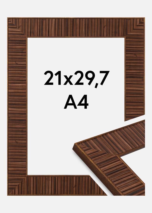 Jämtlands Ramfabrik Rahmen Agust Acrylglas Rosewood 21x29,7 cm (A4)