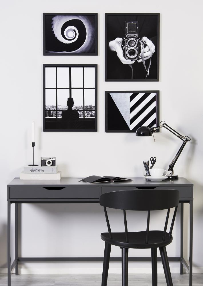 Estancia Rahmen Exklusiv Schwarz 40x50 cm