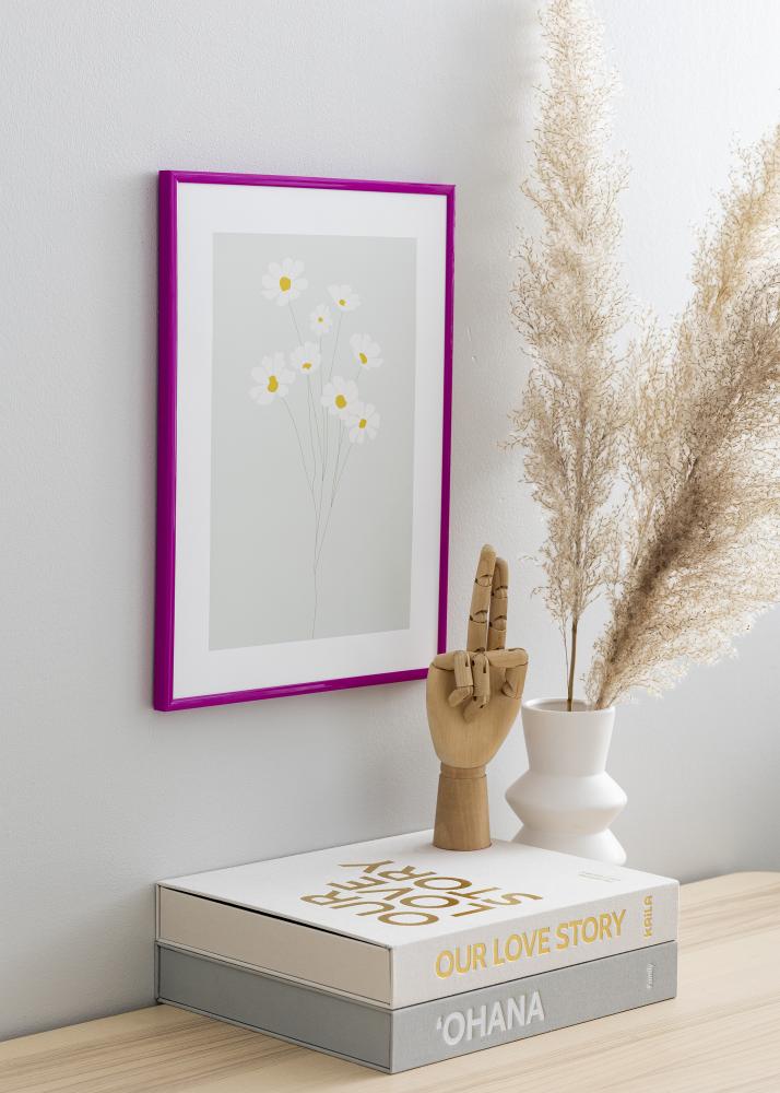 BGA Rahmen New Lifestyle Acrylglas Fuchsia 30x40 cm