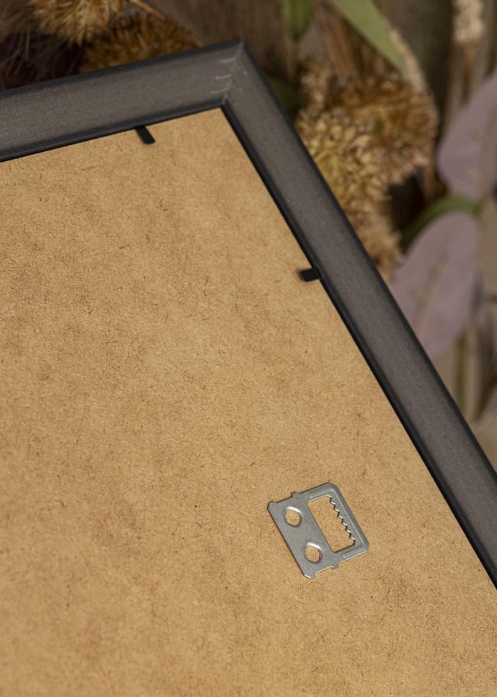 Ram med passepartou Rahmen Västkusten Gold 35x35 cm - Passepartout Weiß 26x26 cm