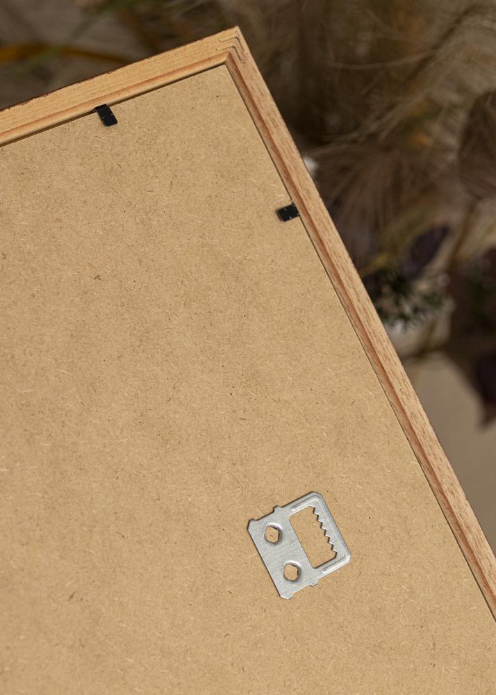 Ram med passepartou Rahmen Horndal Braun 34x42 cm - Passepartout Weiß 25x32 cm