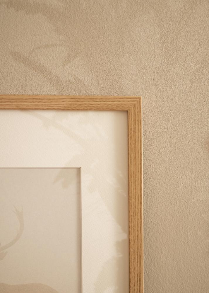 BGA Rahmen Modern Acrylglas Eiche 30x40 cm