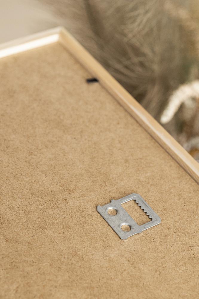 Ram med passepartou Rahmen Galant Kiefer 30x30 cm - Passepartout Weiß 20x20 cm