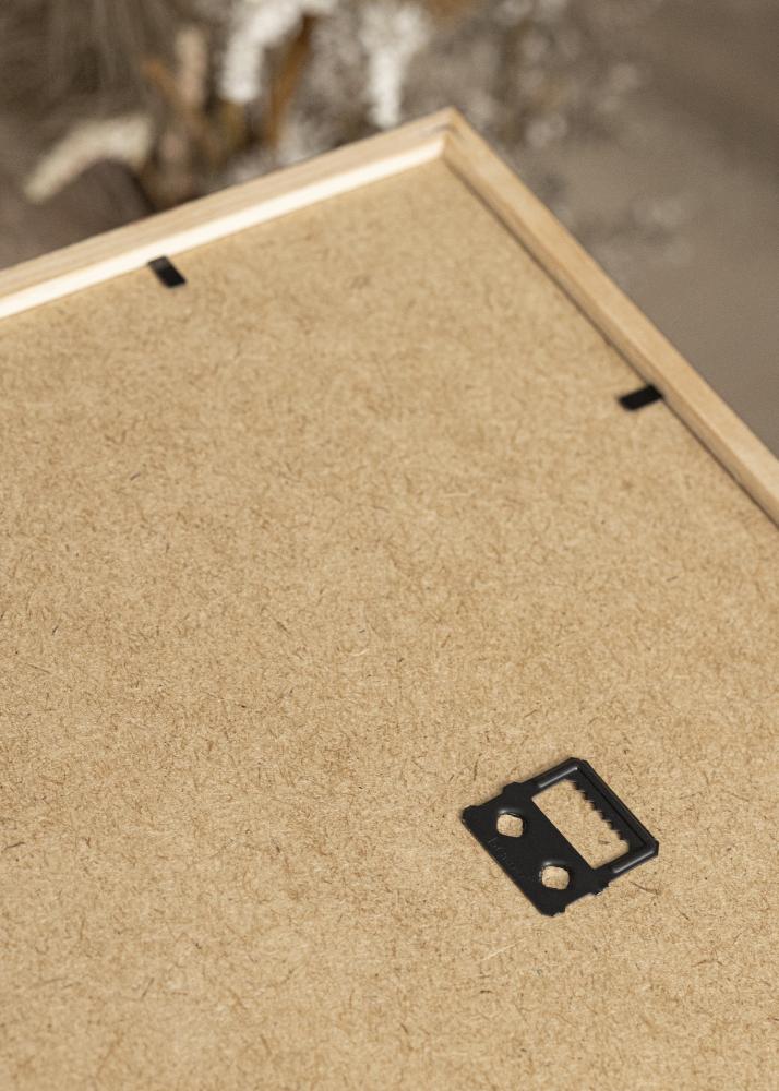 Ram med passepartou Rahmen Galant Walnuss 50x70 cm - Passepartout Schwarz 33x56 cm