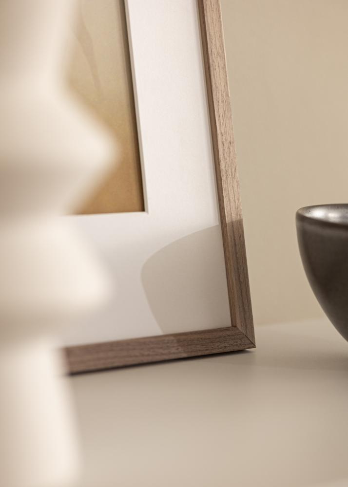 Galleri 1 Rahmen Edsbyn Acrylglas Walnuss Hell 21x29,7 cm (A4)