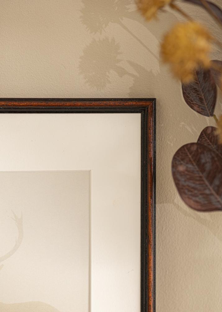 Galleri 1 Rahmen Horndal Acrylglas Walnuss 40x40 cm