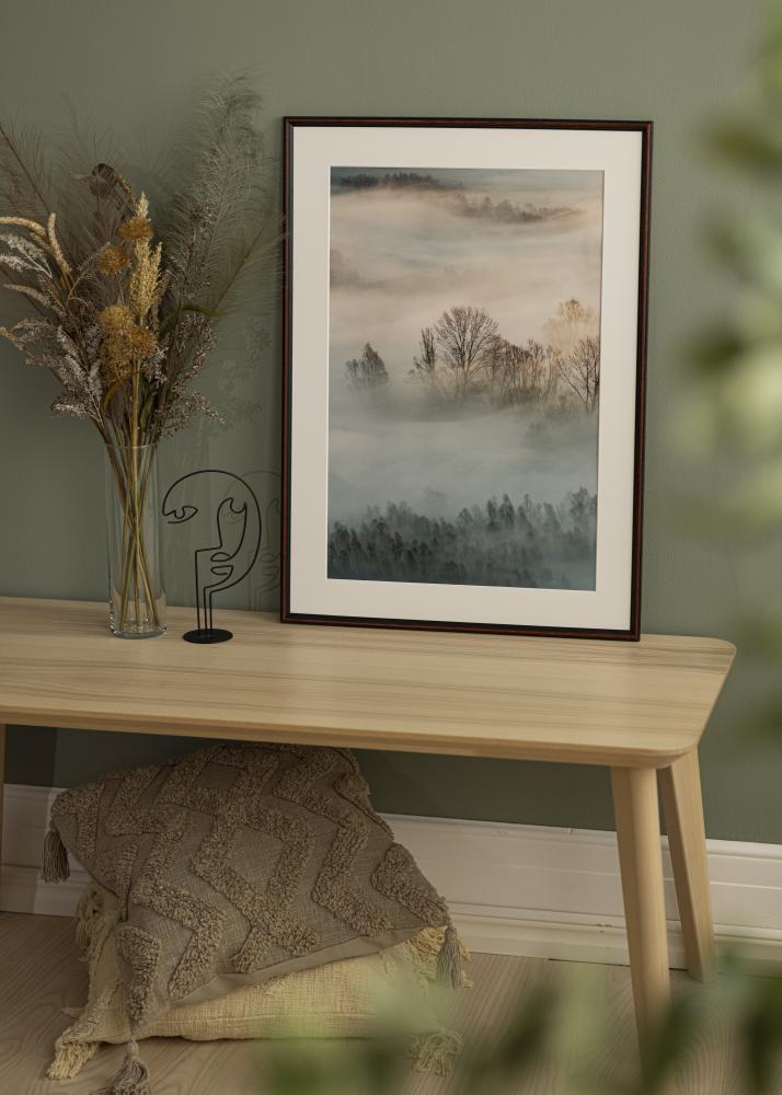 Galleri 1 Rahmen Horndal Acrylglas Walnuss 40x40 cm