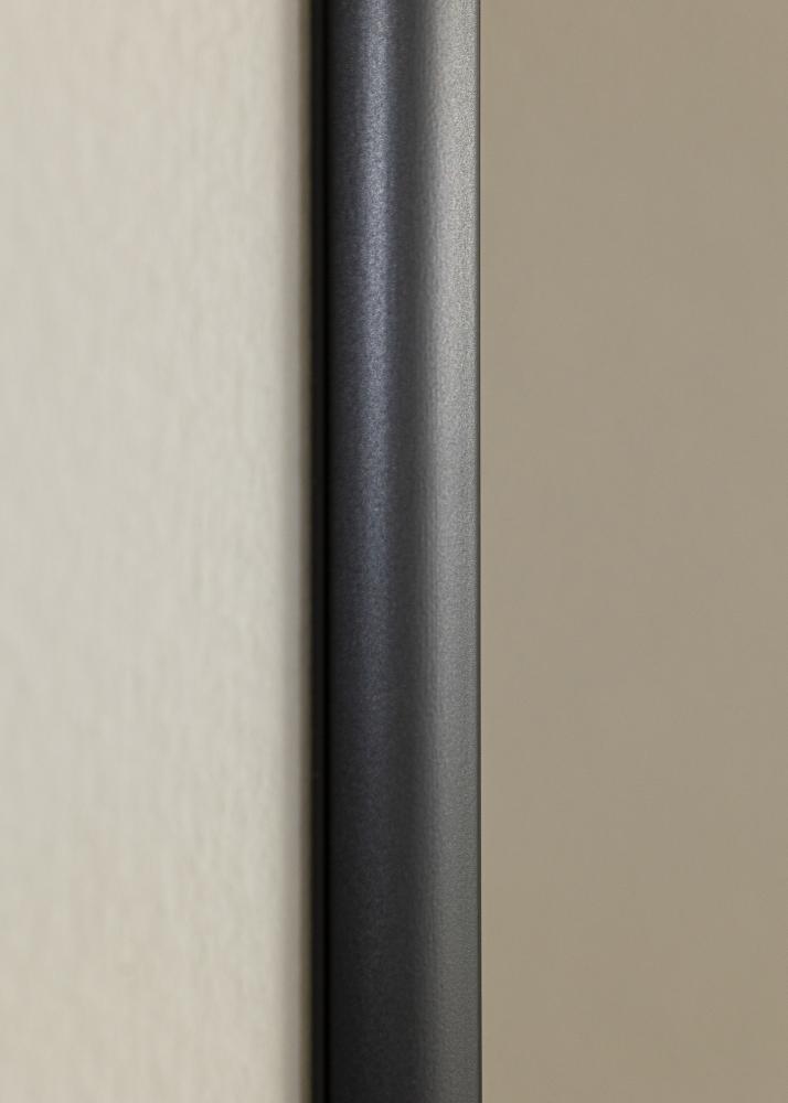 Ram med passepartou Rahmen New Lifestyle Matt Schwarz 30x30 cm - Passepartout Weiß 8x8 inches