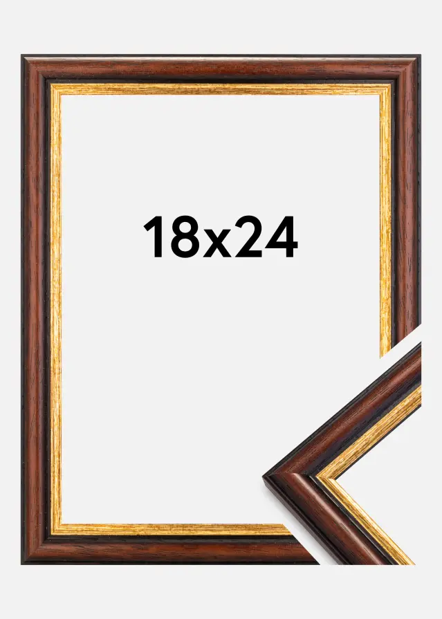 Galleri 1 Rahmen Siljan Acrylglas Braun 18x24 cm