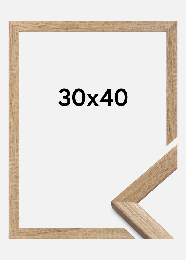  Rahmen Fiorito Acrylglas helle Eiche 30x40 cm