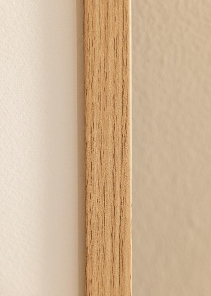 BGA Rahmen Modern Acrylglas Eiche 30x40 cm