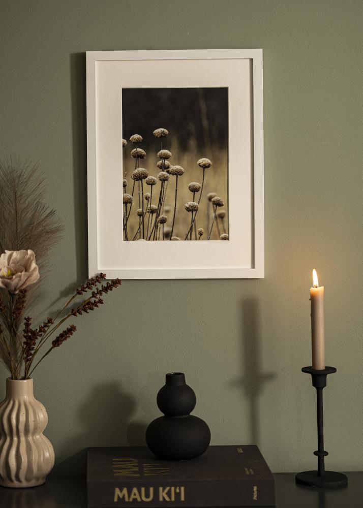 BGA Rahmen Auswahl Acrylglas Weiß 35x45 cm