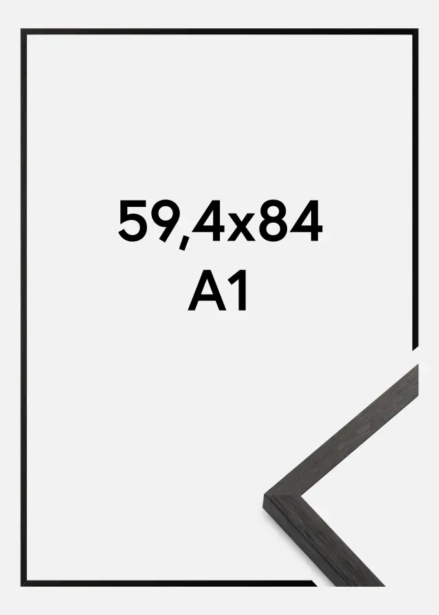 Walther Rahmen Chair Schwarz 59,4x84,1 cm (A1)