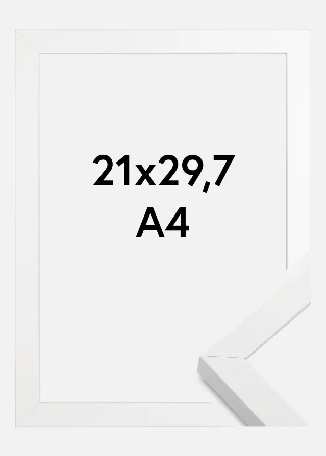 Artlink Rahmen Amanda Box Weiß 21x29,7 cm (A4)