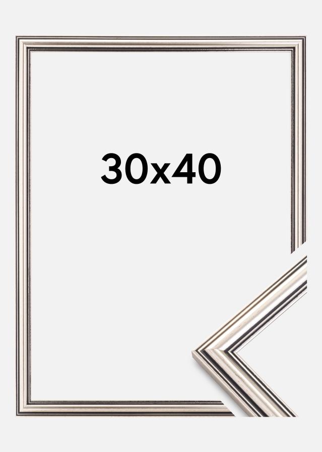 Focus Rahmen Tango Silber 30x40 cm