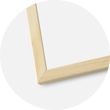 Ram med passepartou Rahmen Galant Kiefer 30x30 cm - Passepartout Weiß 20x20 cm