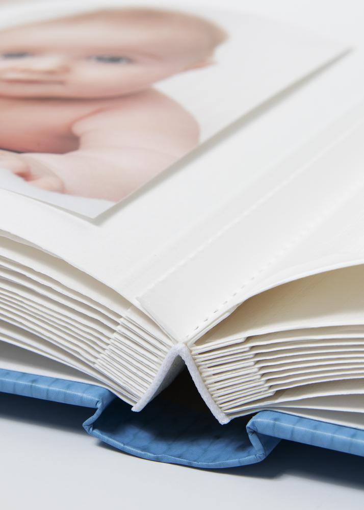 Walther Estrella Babyalbum Rosa - 28x30,5 cm (50 weiße Seiten / 25 Blatt)