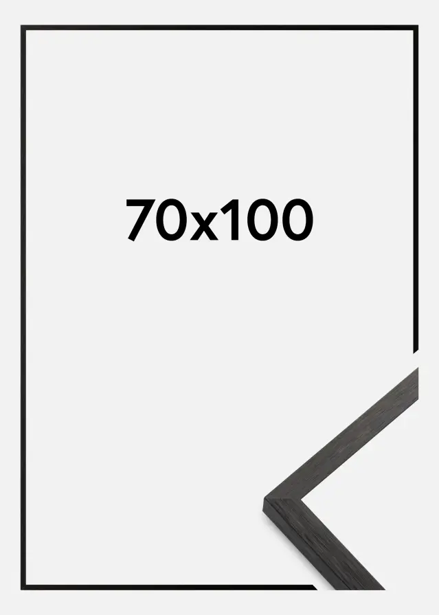 Walther Rahmen Chair Schwarz 70x100 cm