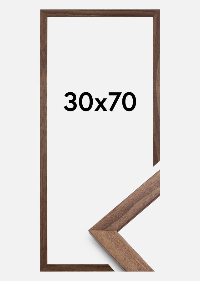 Estancia Rahmen Stilren Acrylglas Walnuss 30x70 cm