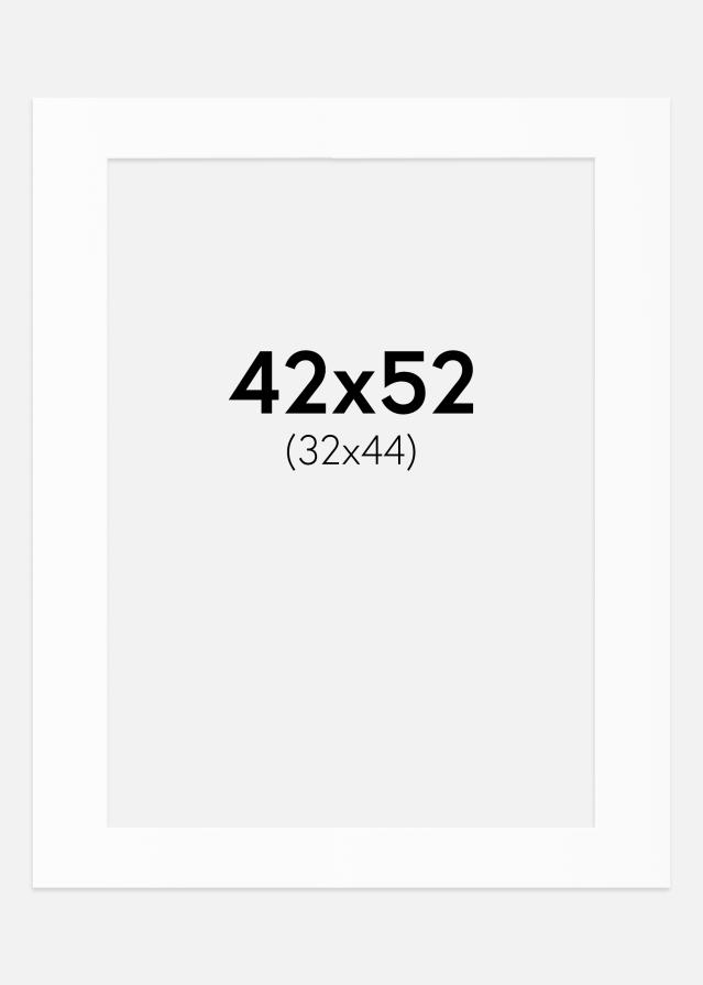 Artlink Passepartout Weiß Standard (weißer Kern) 42x52 cm (32x44)