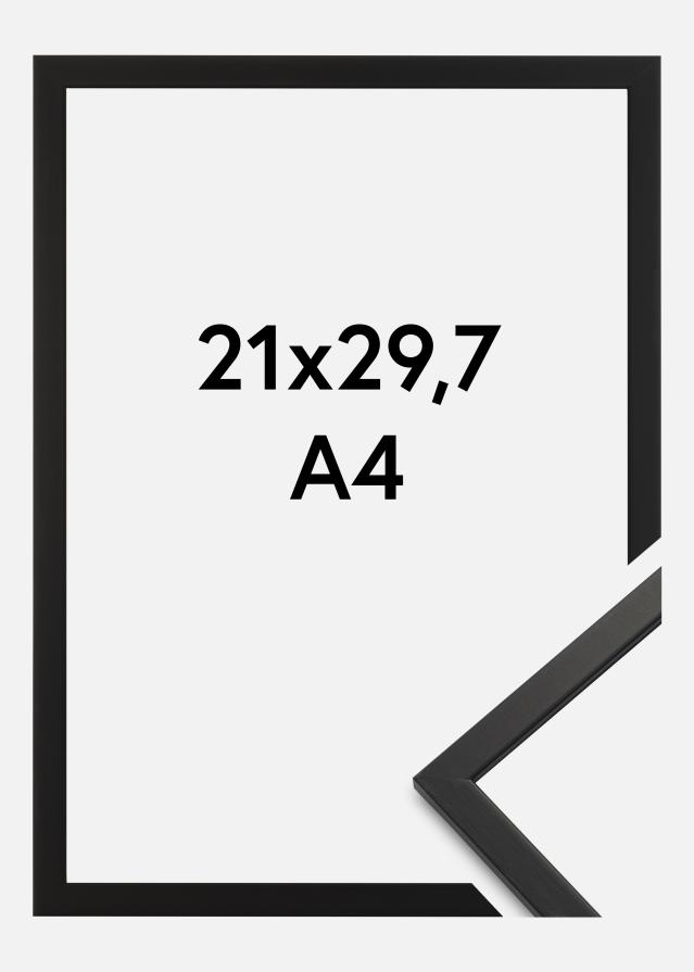 Galleri 1 Rahmen Edsbyn Acrylglas Schwarz 21x29,7 cm (A4)