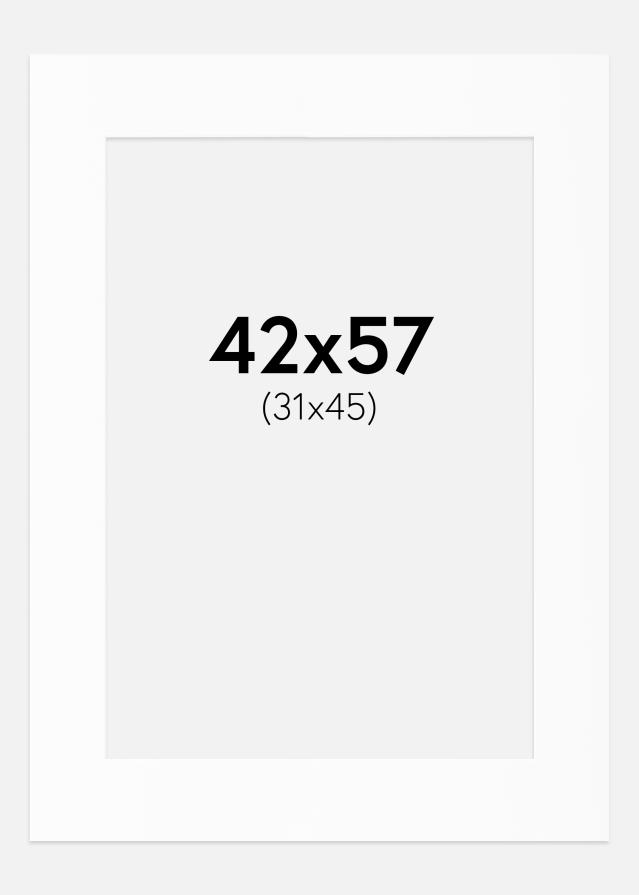 Artlink Passepartout Weiß Standard (weißer Kern) 42x57 cm (31x45)